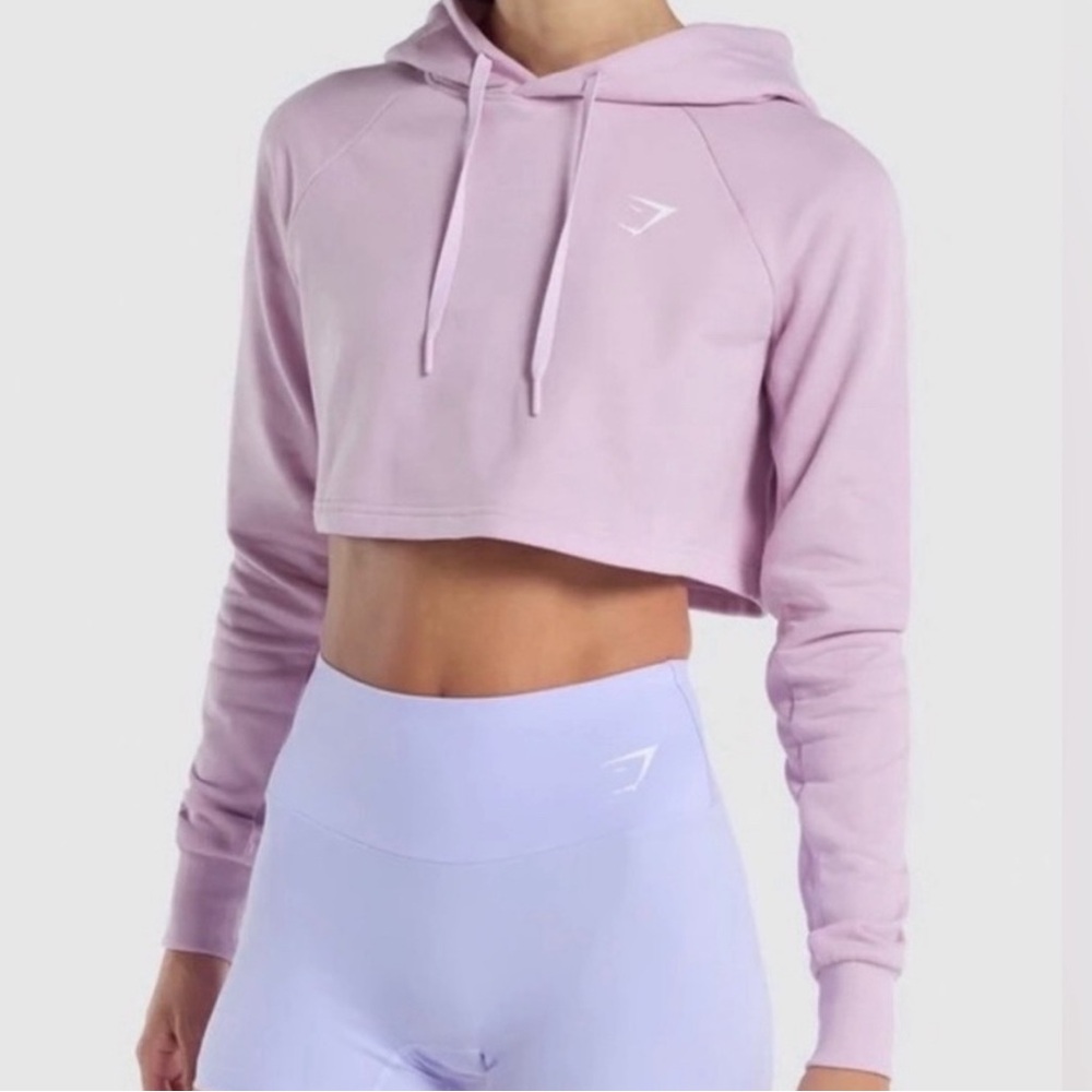 Gymshark Training Cropped Purple Hopdie
